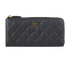 Chanel Half-Zip Long Wallet, front view
